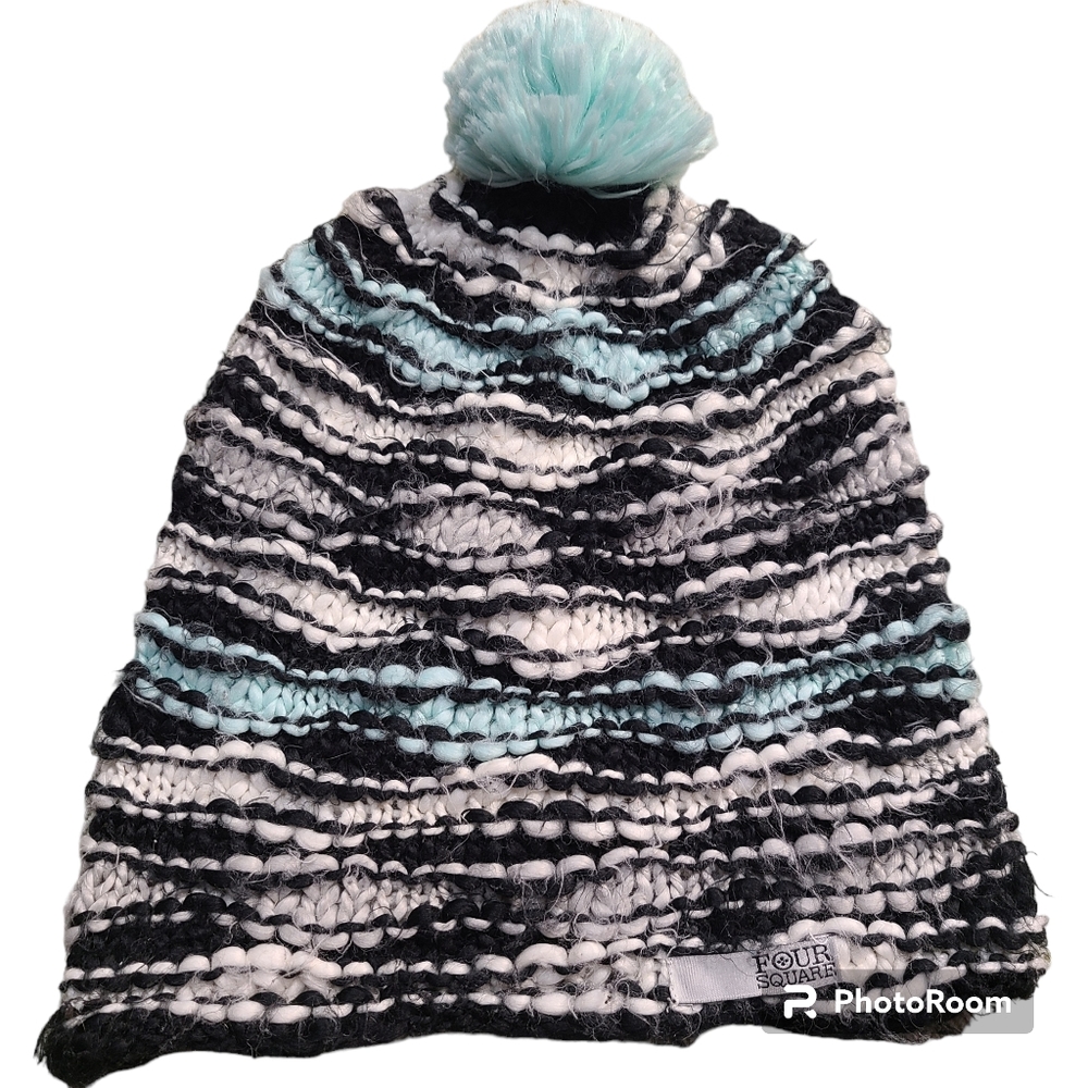 Foursquare Unisex Snow Snowboard Outdoor Winter Knit Hat size OS
